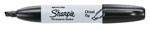 SHARPIE PERMANENT MARKER CHISEL POINT BLACK