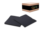 Alfresco Cocktail Napkin 14 Fold Black 2000Ctn