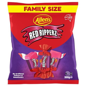 Allens Red Ripperz Family Size 300g