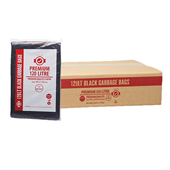Austar Premium Garbage Bag 120L Star Seal Black 100Ctn