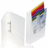 BANTEX INSERT BINDER 2O RING A4 16MM WHITE