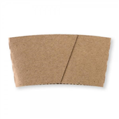 BIOPAK 12OZ KRAFT CUP SLEEVE 100PK