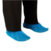 Bastion Shoe Cover Chlorinated Poly Blue 100PK