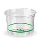 Biopak Biobowl 500ml Clear Branded 50pk