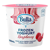 Bulla Frozen Yoghurt Raspberry 200ml
