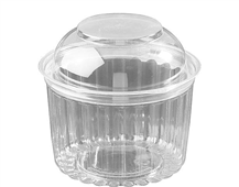 Castaway Clearview  Food Bowls 16oz Dome Lid 25Pack