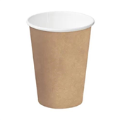 Castaway Cup 12oz Paper Single Wall Brown 50Sleeve