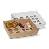 Cater Box Cupcake Insert Small 6 Holes 