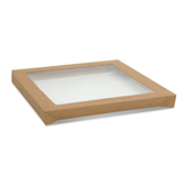 Cater Box Lid Only Square Large Kraft 