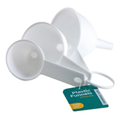 Chefs Companion Plastic Funnels 3PK