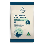 Clean Life On The Go 2 in 1 Wipes 15PK
