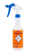 Clean Plus Spray N Wipe Spray Bottle Only 500mL