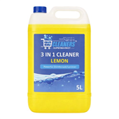 Cleaners Supermarket 3 In 1 Disinfectant Cleaner Lemon 5L