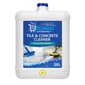 Cleaners Supermarket Tile  Concrete Cleaner Alkaline Based 20L