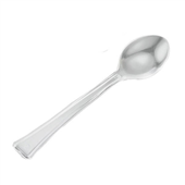 Clear Plastic Mini Spoon 40PK