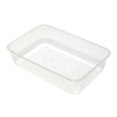 Container Rect Microwavable 650ml 50Sleeve