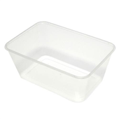 Container Rect Microwavable 950ml 50Sleeve