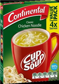 Continental CupaSoup Chicken Noodle 4Pack