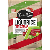 Darrell Lea Christmas Liquorice Strawberry   Apple 275g