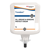 Deb Travabon Classic Cream 1L  Oil Grease  Adhesive Proctect Cream