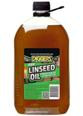 Diggers Raw Linseed Oil 4L