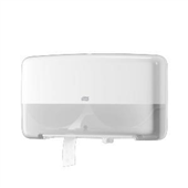 Dispenser Tork Twin Mini Jumbo Toilet Roll White