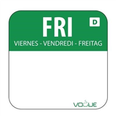 Dissolvable Label Friday 25mm 1000 Roll