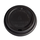 Envirochoice Compostable Coffee Lid Black 50pk