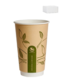Envirochoice Hot Cup Double Wall 16Oz Kraft 25 Pack 20 Carton