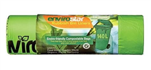 Envirostar Garbage Bag Compostable Green 140L 12Roll
