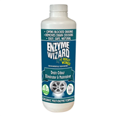 Enzyme Wizard Drain  Odour Eliminator 1L  Opens Blocked Drains  Removes Drain Odours
