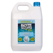 Enzyme Wizard Urinal Cleaner  Deodoriser 5L RTU  Designed for use on Waterless Urinals  Water Flushing Urinals