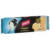 FANTASTIC RICE CRACKERS CHICKEN 100G SP