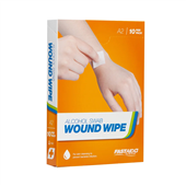 FastAid Wound Wipe Alcohol Swab Easy Refill A2 10PK