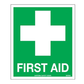 Fastaid First Aid Sticker 120mm x 140mm