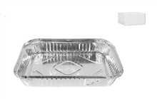 Foil Tray 485 Large Rectangle Deep 100 Carton