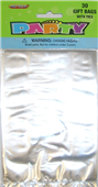 Gift Bags Clear With Ties Small 30 Pack