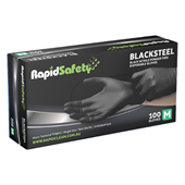 Gloves Nitrile Powder Free Black Medium 1000CTN