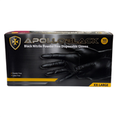 Gloves Nitrile Powder Free Black XXL 100PK