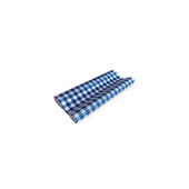 Greaseproof Paper Gingham Blue Half 19 x 15cm 400pk