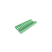 Greaseproof Paper Gingham Green Half 19 x 15cm 400pk