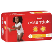 Huggies Essentials Nappies Junior 40PK 16kg  Over Size 6