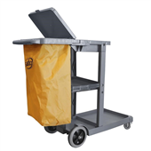 Janitor Cart Sabco Professional With Lid