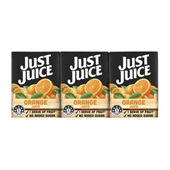 Just Juice Poppers Orange 200ml 6PK