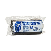 Kitchen Tidy Bag 18L Black 50Roll