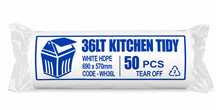 Kitchen Tidy White 36L 50Roll