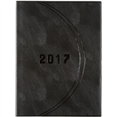 LUXE EXECUTIVE BOOK PLANNER PVC MONTH TO VIEW A4 BLACK