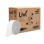 Livi Toilet Tissue Essentials Jumbo 2PLY 300M 8CTN 1100E