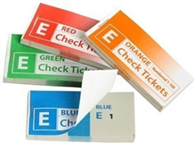 MARBIG 48102 CHECKRAFFLE TICKETS PACK 4 ASSORTED