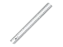 MARBIG RULER CLEAR PLASTIC 30CM